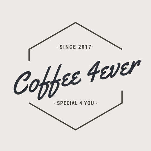 Zdjęcie przedstawia logo kawiarnii Coffee 4ever